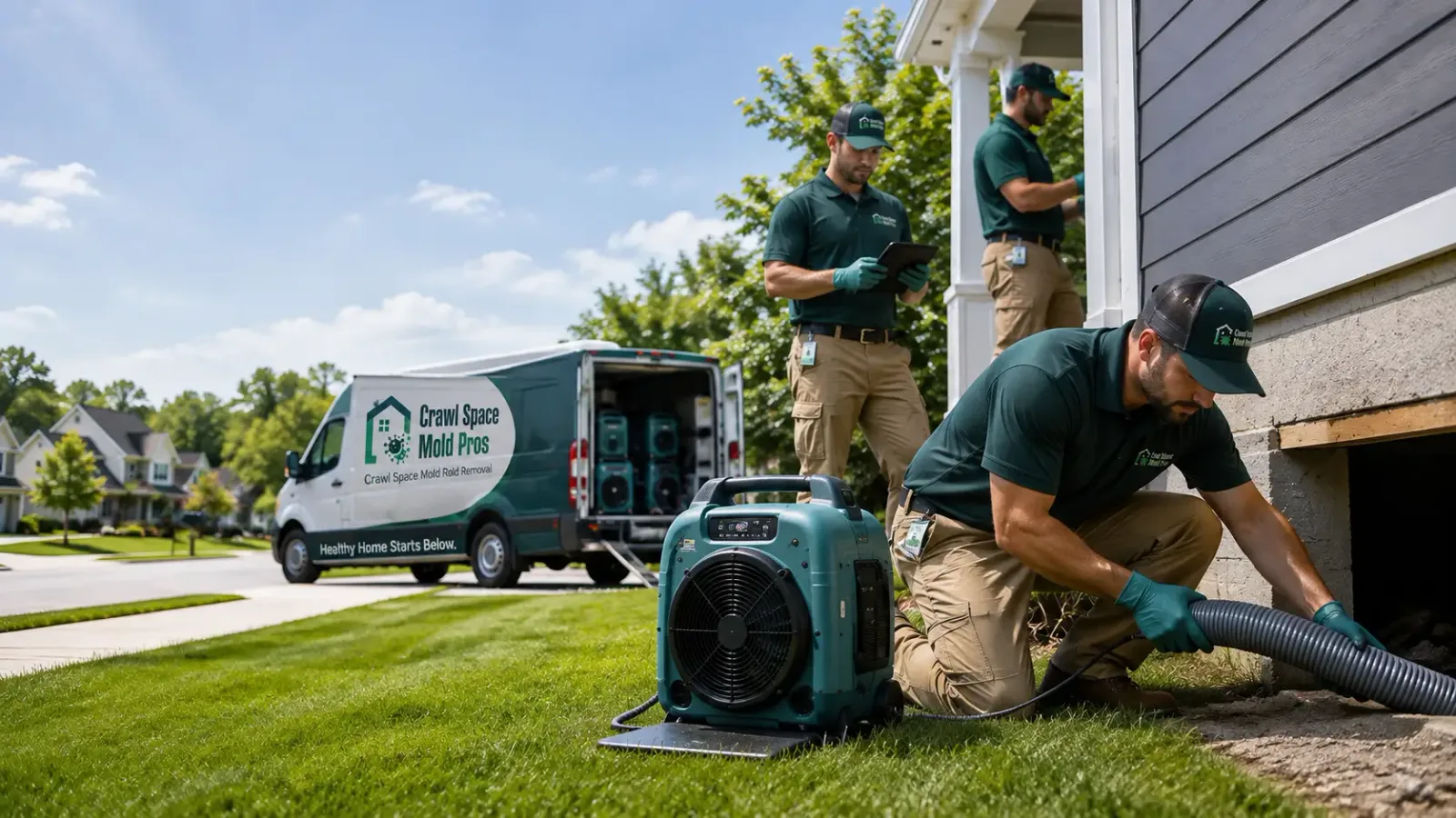Crawl Space Mold Removal in Romulus, NY